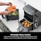 Ninja Double Stack XL Air Fryer, Vertical Dual Drawer Air Fryer With 4 Cooking Levels, 2 Drawers And 2 Racks, 9.5L Capacity, 6 Cooking Functions, 8 Portions, Grey, SL400ME
