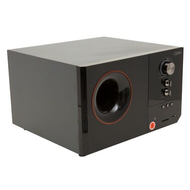 مكبر صوت متعدد الوسائط 5.1 من كليكون مزود بتقنية البلوتوث، ومنفذ يو إس بي، ومدخل بطاقة إس دي، وراديو إف إم رقمي CK806