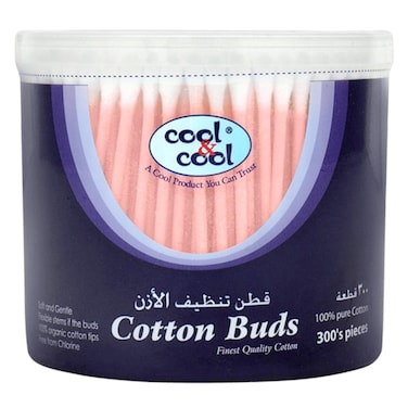 Cool &amp; Cool Cotton Ear Buds X300 Pieces (Box)