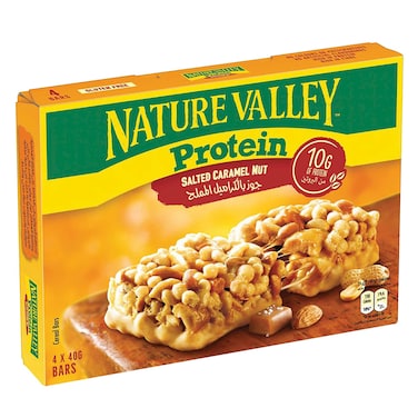 Nature Valley Protein Salted Caramel &amp; Nuts 40gx4s