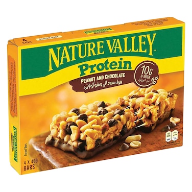 Nature Valley Protein Bar Peanut &amp; Chocolate 4sx40g