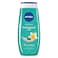 NIVEA Shower Gel Body Wash, Frangipani &amp; Oil Caring Oil Pearls Frangipani Scent, 250ml