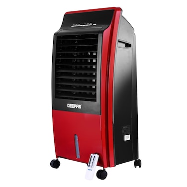 Geepas GAC9433 Air Cooler &amp; Humidifier, 3 Mode (Normal/Natural/Sleep), 9 Hours Timer, LED Display With Indicator Lights, Auto Horizontal Swing, 2 Pcs Ice-Box, Remote, 1 Year Warranty