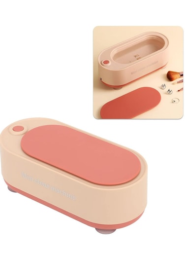 Mini Ultrasonic USB-Cleaning Machine Jewelry Cleaner Portable Professional Cleaning Machine for Eyeglasses Dentures Watches Razors Earrings Necklaces Rings Tools Small Items 300ml Capacity
