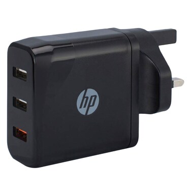 اتش بي شاحن حائط نوع (ايه سي) الى (يو اس بي ايه) –  مقبس بريطاني