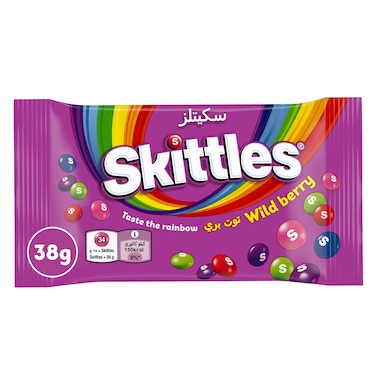 سكيتلز حلويات بالتوت البري 38 جرام