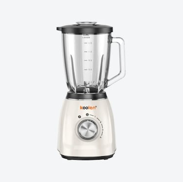 كولين خلاط 2 في 1 وعاء زجاجي 1300 واط أبيض (801107026)