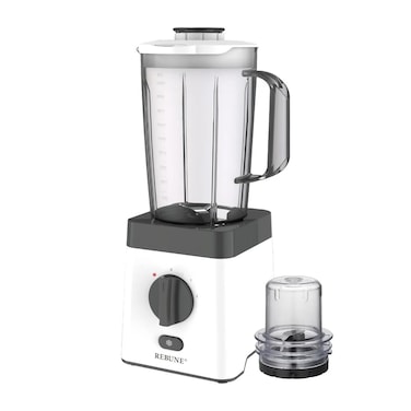 ريبون خلاط كهربائي ومطحنة بهارات 2 لتر 650 واط أبيض RE-2-157