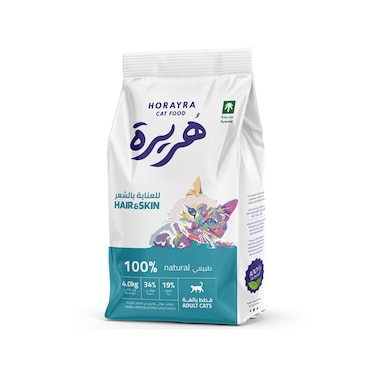Horayra Natural Hair and Skin Care Adult Dry Cat Food - 4 kg