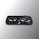DR.ELECTRIC 2500W Dual Electric Hob 2500W Electric Heater 2 Panels, Black, 46 x 26 x 6.5 cm, DR.25002
