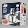 DR.ELECTRIC Meat and Vegetable Chopper, 5 Liter, 500 Watts, Stainless Steel, DR5500, Hex Blades, 2 Speed
