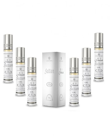 Al Rehab Sultan Perfume Oil 6ml Set of 6 Pieces