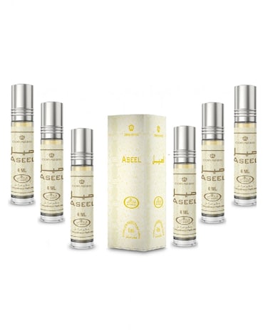 Al Rehab Aseel Perfume Oil 6ml Set of 6 Pieces