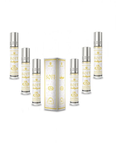 Al Rehab Soft Perfume Oil 6ml Set of 6 Pieces