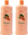 Papaya Whitening Hand &amp; Body Lotion Orange 600ml 3 Count Cecilia