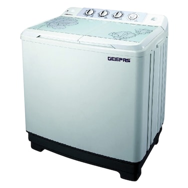 غسالة جيباس GSWM6467 نصف أوتوماتيكية، سعة 9.2 كجم، ضمان تصنيع لمدة عام واحد