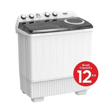 General Goldy twin tub washing machine, 12 kg, GGWMTT12WB