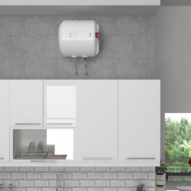 الخزف السعودي سخان مياه كهربائي  50 لتر  أفقي