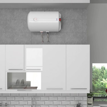 Saudi Ceramics Electric water heater 80 liters horizontal