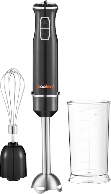 Koolen 500W 2-In-1 Hand Blender, Black