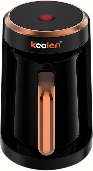 ماكينة تحضير القهوة التركية (400-480W) واط من كولين، سعة 500 مل، لون ذهبي