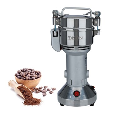 مطحنة قهوة هامر ، 800 واط ، 150 جرام - فضي