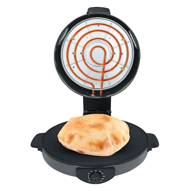 اديسون أواني خبز كهربائية، 2200 واط، مينا تحكم 40 سم - رمادي