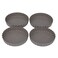 Alsaif Gallery Bake Chef Granite Round Cake Pan Set Light Brown 2X11.8cm 4Pcs