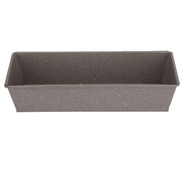 Alsaif Gallery Bake Chef Light Brown Granite Rectangular Cake Pan 7X11.4X31cm
