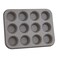 Alsaif Gallery Bake Chef Mini Cupcake Pan Light Brown Granite Rectangle 12 Cups