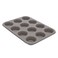 Alsaif Gallery Bake Chef Granite Cappuccino Cupcake Pan 12 Cups