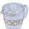 Alsaif Gallery Clear Plastic Jug With Gold Embossed Circles