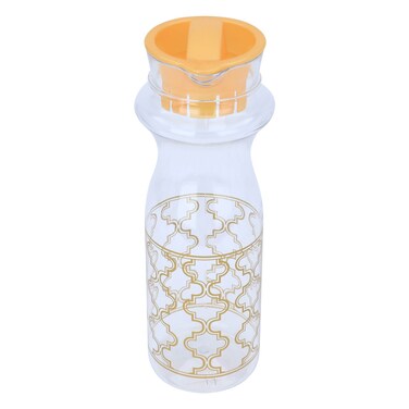Alsaif Gallery Gold Embossed Clear Plastic Bottle