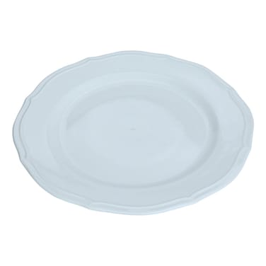 Sword Gallery Porcelain Serving Platter, 12.5", Flat - White