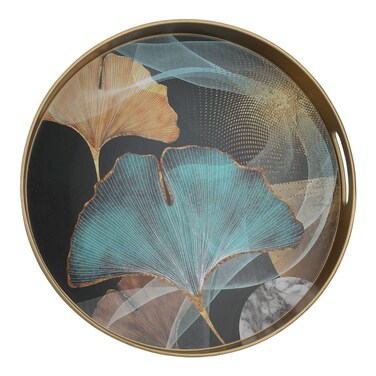 Al Saif Gallery Plastic Toufia, 33x33x4 cm - Gold