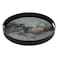 Round Serving Tray Fiber, Al Saif Gallery, 33&times;33&times;4.3 cm - Multicolor