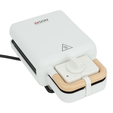 sandwich and waffle maker, 600 Watt, 2&times;1 - white