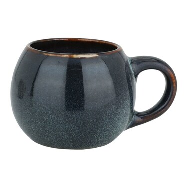 كوب سيراميك دائري أزرق صغير 4.5