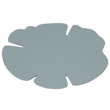 Painted Steel Plate Al Saif Gallery, 32x32x2.4 cm, Leaf - Light Green