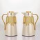 White And Gold Ibtihal Thermos Set Of Two Pieces