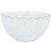 Al Saif Gallery glass bowl, 6.5 x 12 cm, deep round - clear