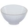 Al Saif Gallery glass bowl, 12.2 x 7.7 x 17.5 x 6.6 cm, slanted design - transparent