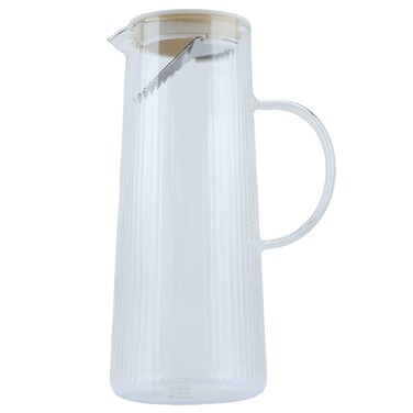 جاك مقبض زجاجي شفاف بغطاء 1270 مل