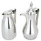 Alaa Nickel Thermos Set With Oiled Marble Handle, Two Pieces