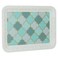 Seif Gallery Melamine Tray with White Edges, 40 x 30 x 3 cm, Rectangular - Green