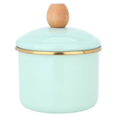 حاوية صغيرة من الفولاذ المقاوم للصدأ Alsaif Gallery ، غطاء ذهبي - أخضر فاتح