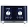 digital toast heater, navy blue, 4 slices, 1600 watts