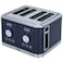 digital toast heater, navy blue, 4 slices, 1600 watts