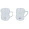 Set of 200 ml thermal glass cups, 2 pieces