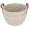 Basket by Alsaif Gallery, Round, 35&times;35&times;25 cm - Light Beige